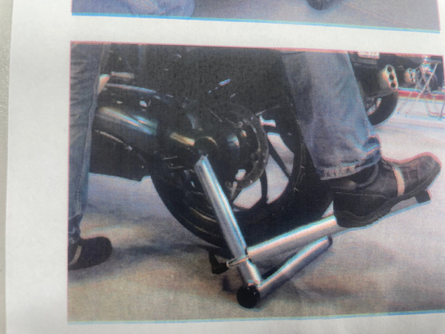 BMW R1200 GS Heck Lifter Montageständer Hinterradachse