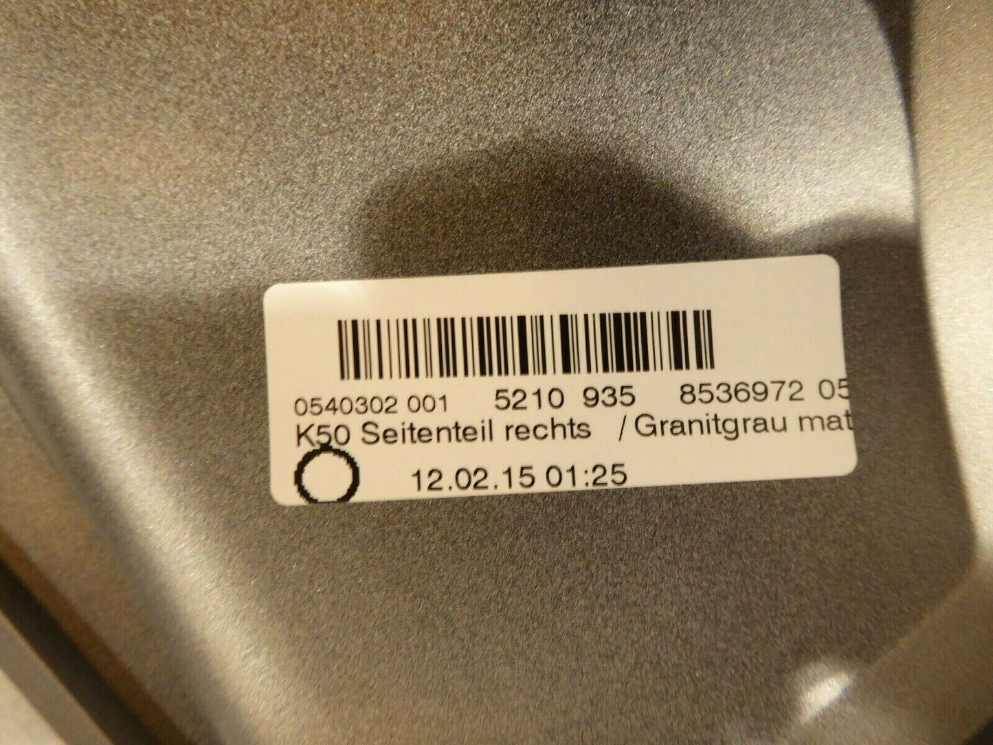 BMW R1200GS K50 Verkleidungsseitenteil rechts Granitgrau 46638536972