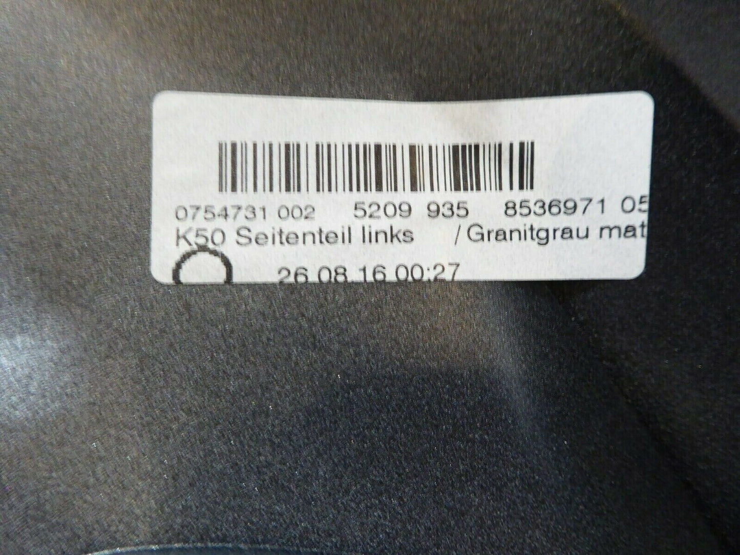 BMW R1200GS K50 Verkleidungsseitenteil links granite grey NEU 46638536971