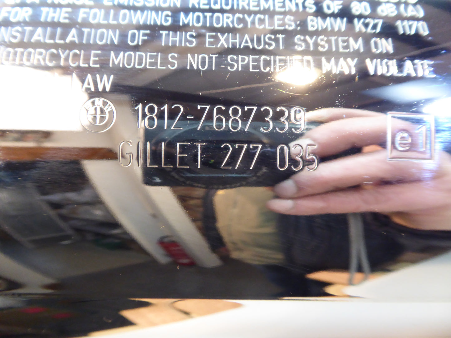 BMW R1200R K27 Endschalldämpfer Chrom 18127687339