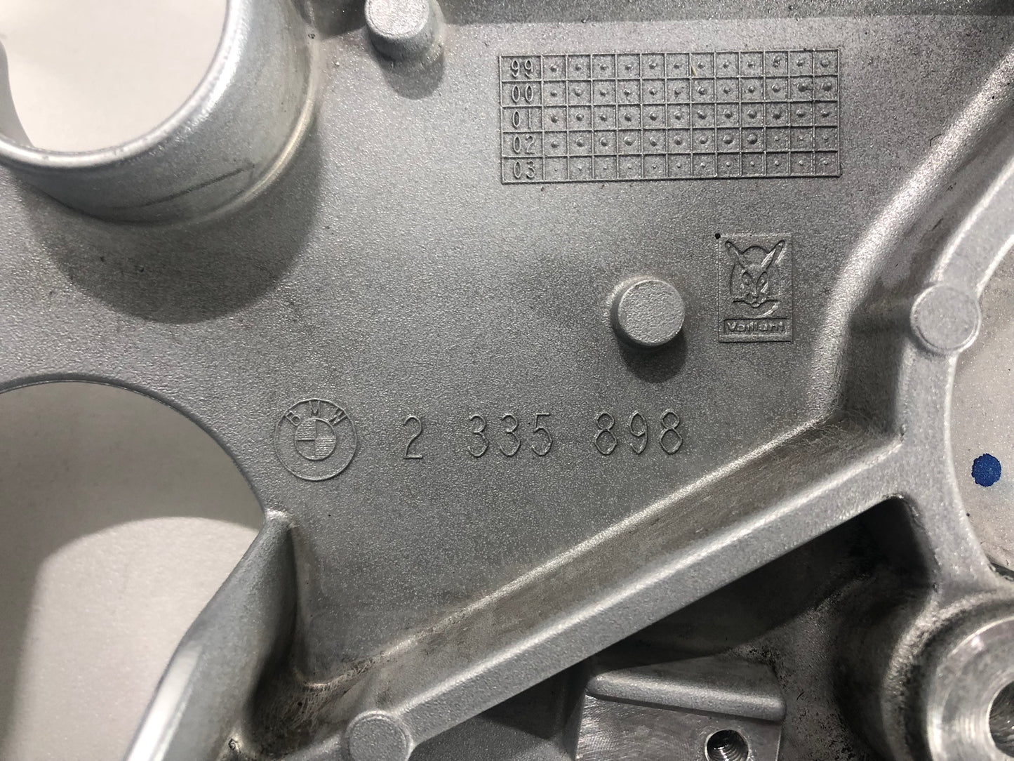 BMW R850RT R1150RT R22 Fussrastenplatte rechts gebr 46712335898