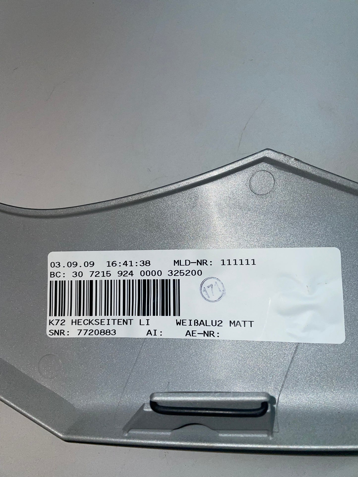 BMW F650GS Seitenteil Hinten Links mit Abziehbild NEU 46637720883