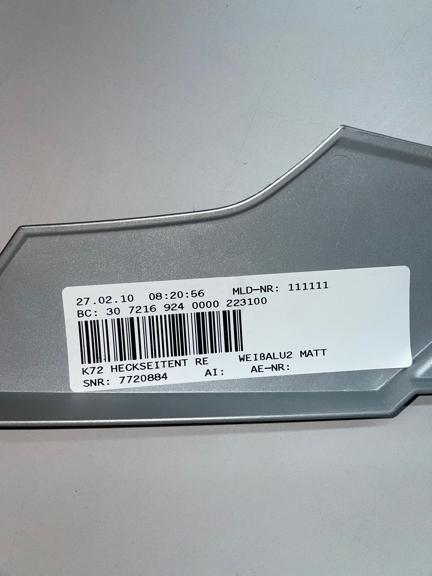 BMW F650GS Seitenteil Hinten rechts mit Abziehbild NEU 46637720884