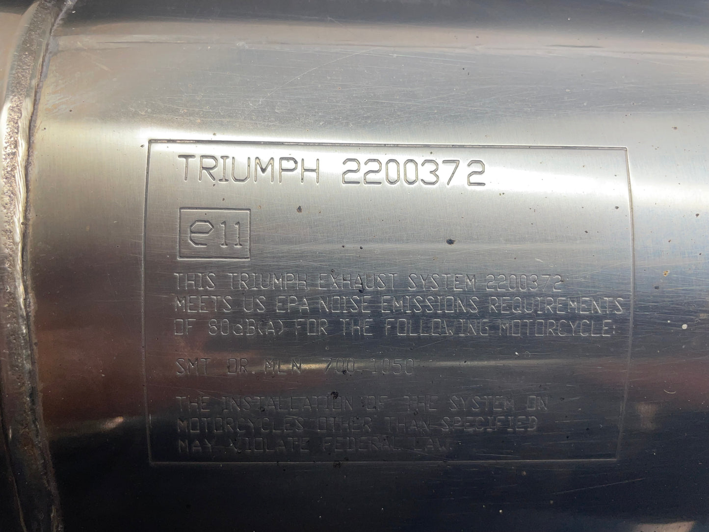 Triumph Tiger 1050 Endschalldämpfer 2200372