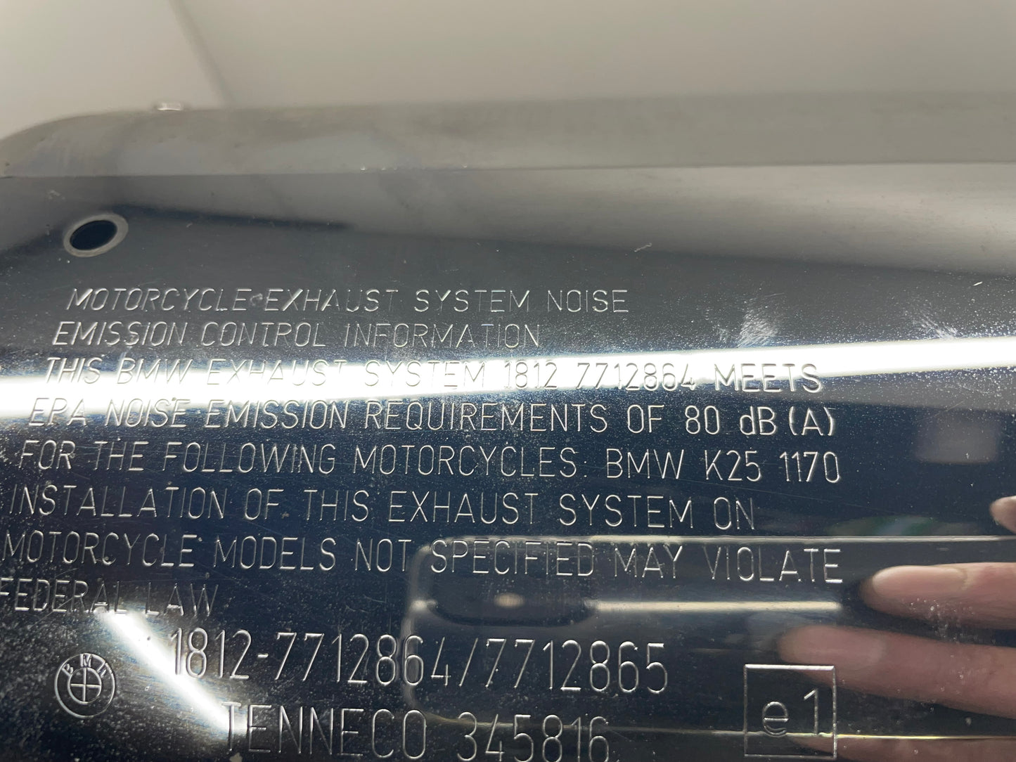 BMW R1200GS ADV K25 Schalldämpfer gebr. 18127712864 / 7712865
