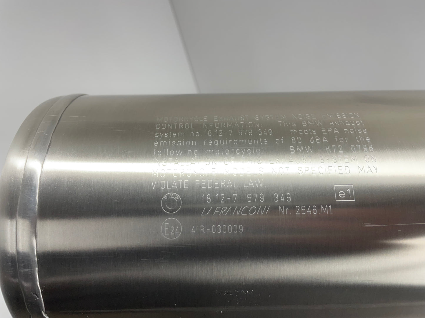 BMW F800GS F700GS F650GS ADV Endschalldämpfer 18127679349