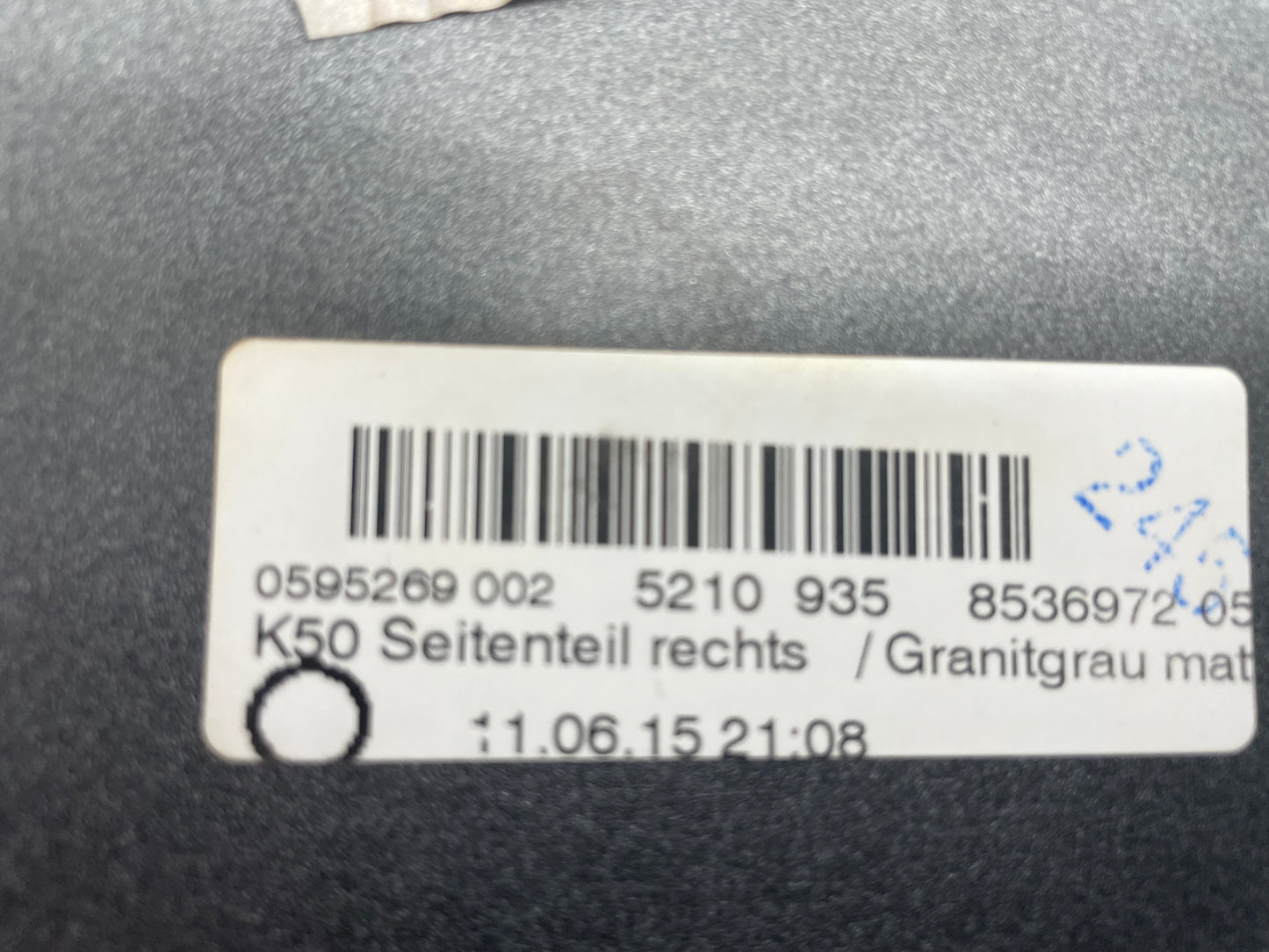 BMW K50 R1200GS LC Seitenteil rechts granitegrey gebr 46638533680