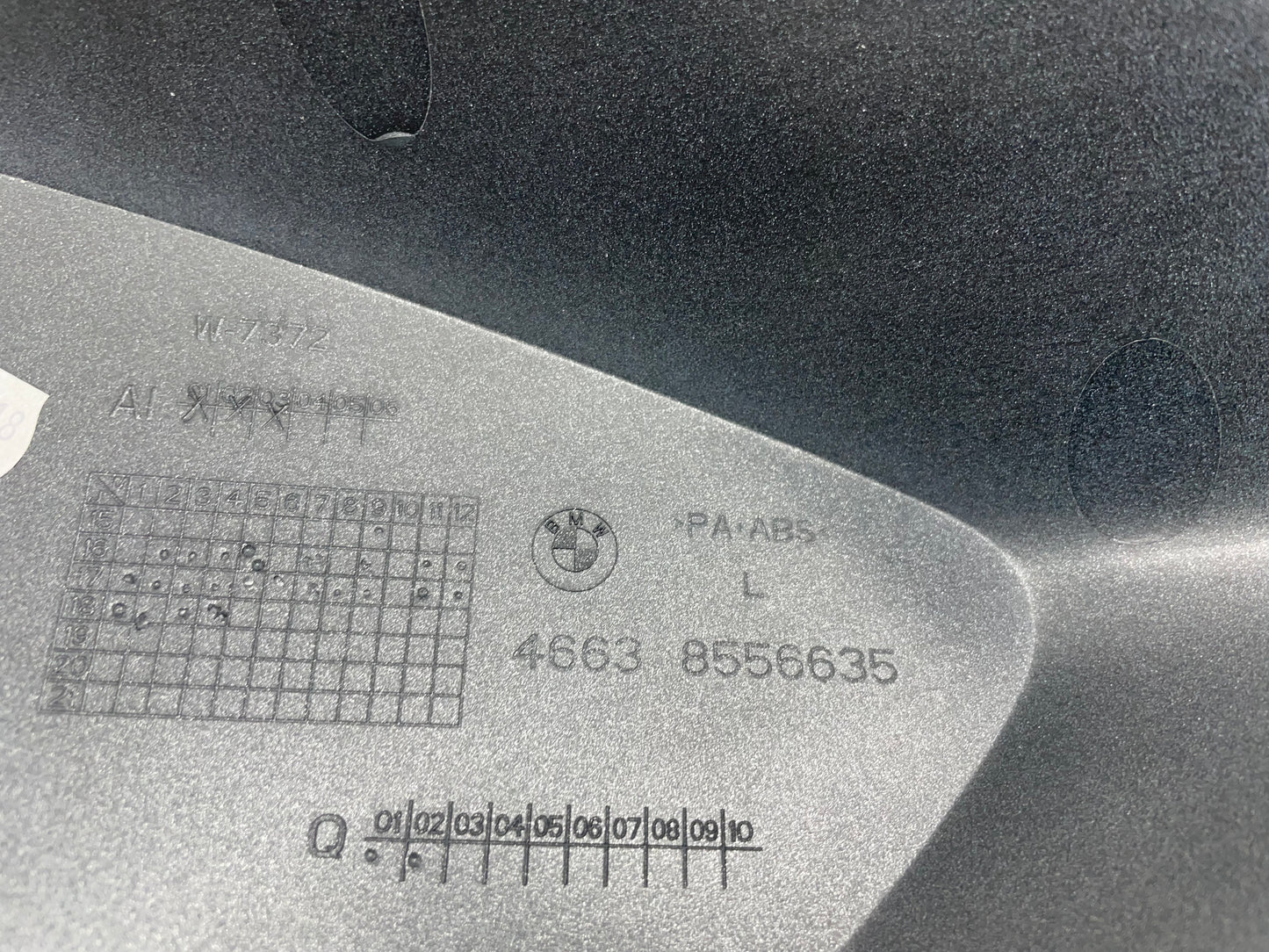 BMW R1200GS K50 Tankcover links Schriftzug NEU 46638556635