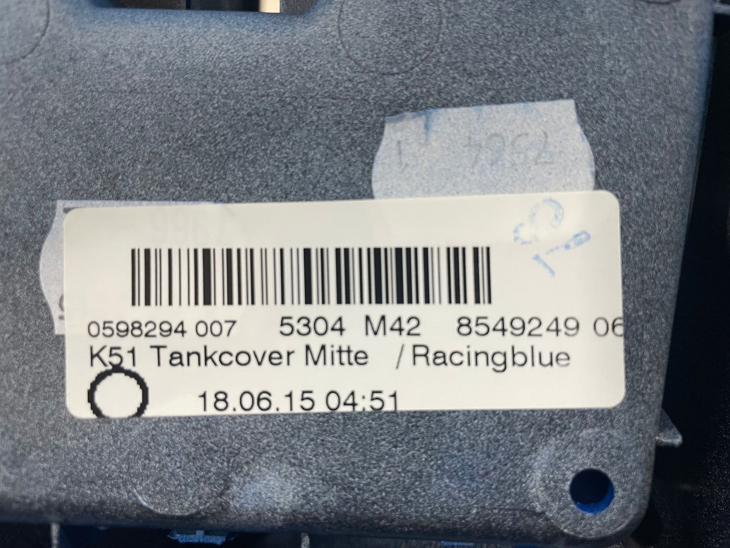 BMW R1200GS ADV LC K51 Tankcover racingblue 46638549249