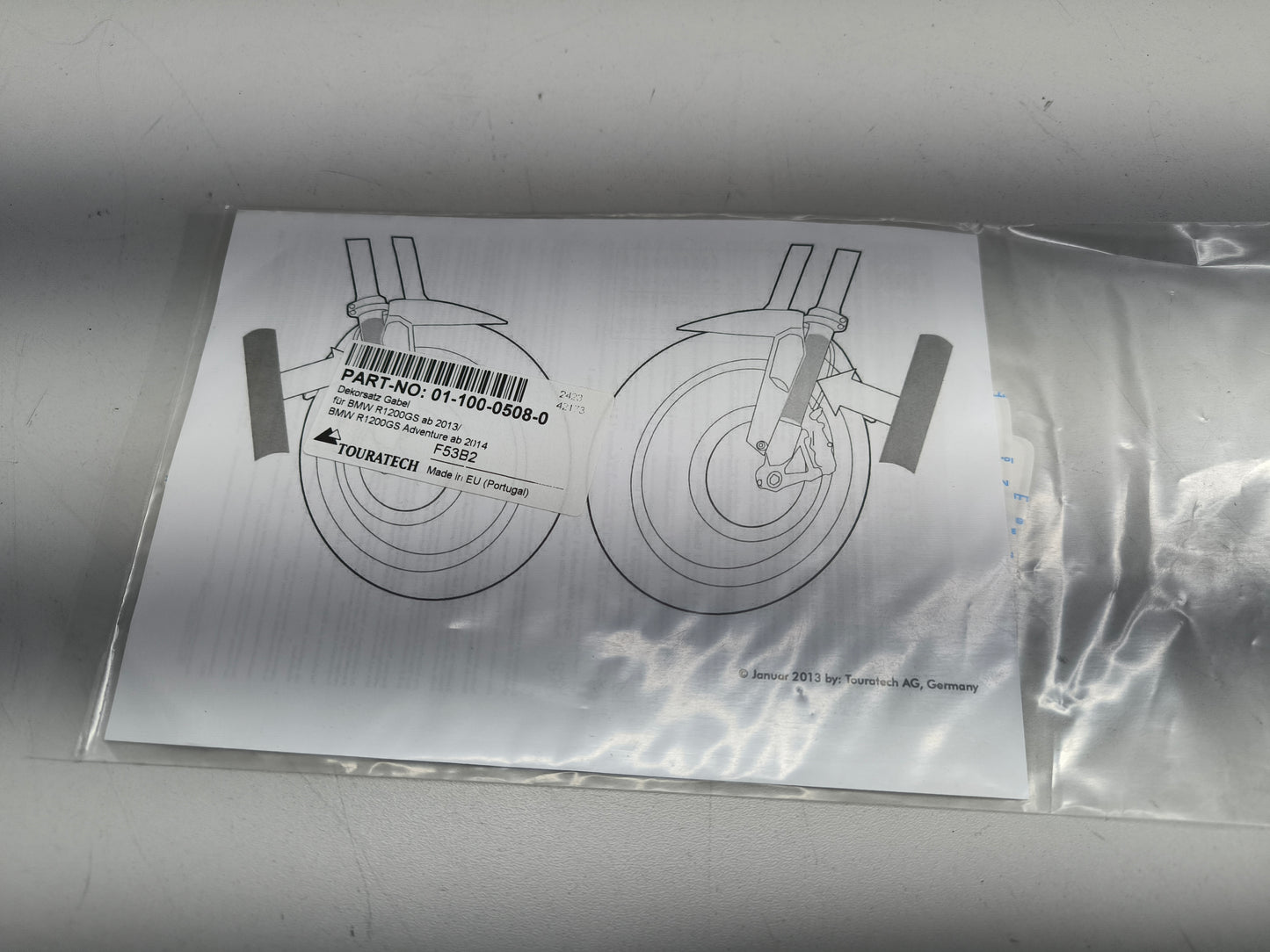 BMW R1200GS LC K50 K51 Touratech Dekorsatz Gabel 01-100-0508-0
