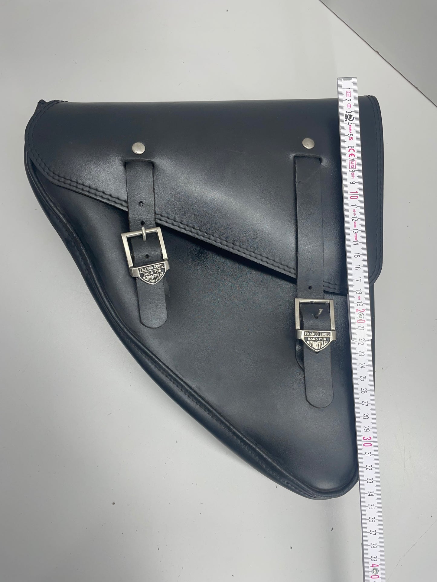FRANCO CUOIO Leder Satteltasche Sidebag leather z.B. für HARLEY DAVIDSON