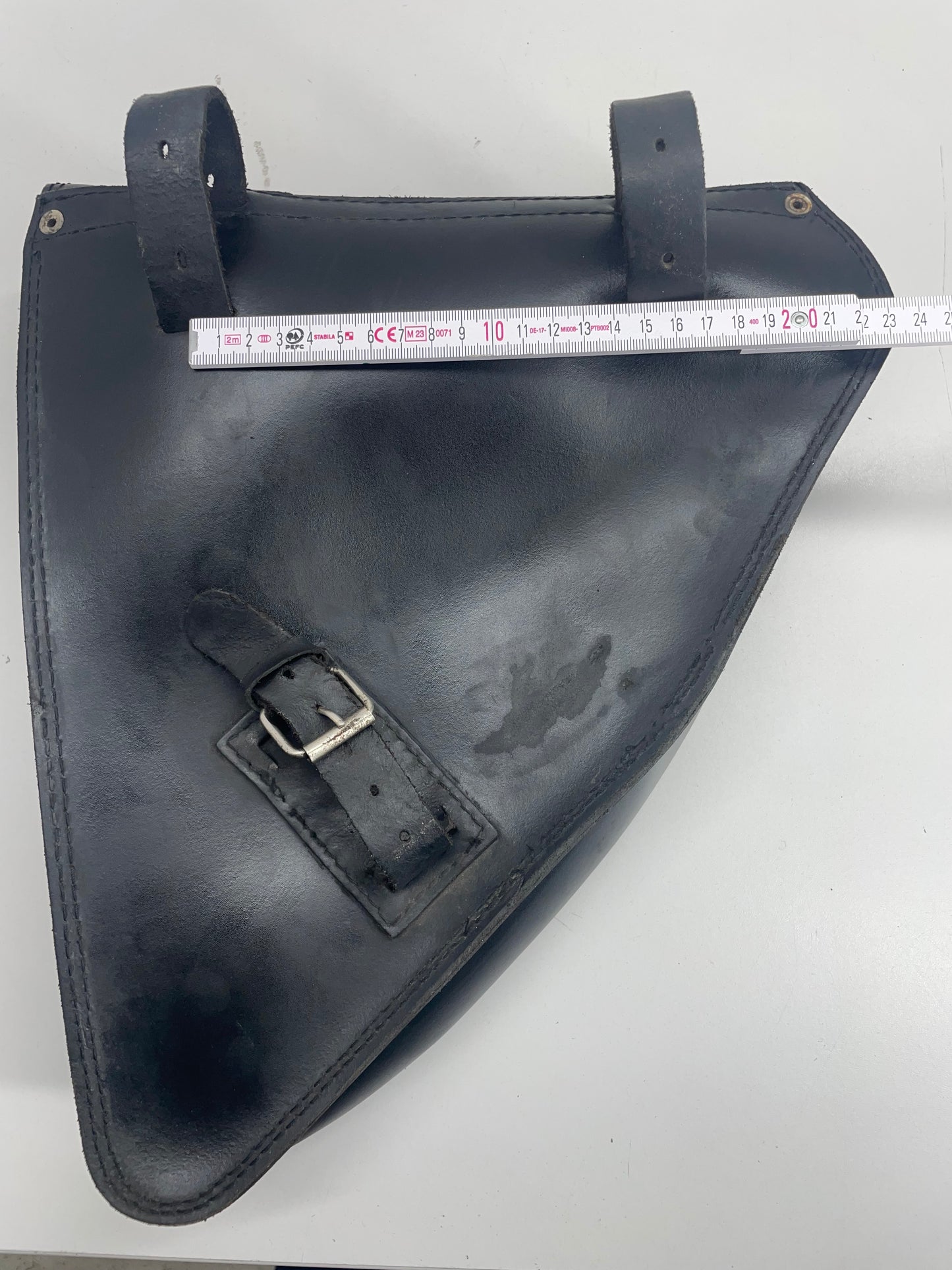 FRANCO CUOIO Leder Satteltasche Sidebag leather z.B. für HARLEY DAVIDSON