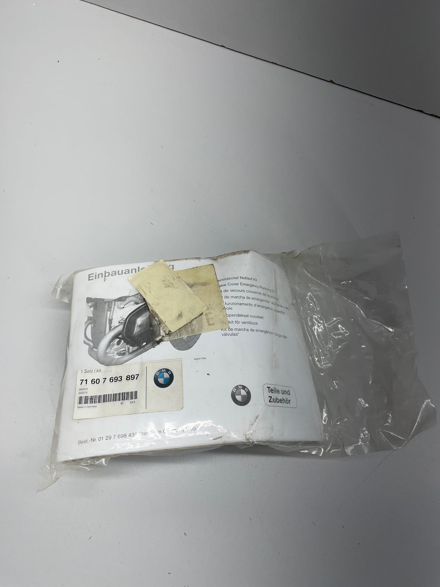 BMW Notlaufkit Zylinderkopf R1200GS R1200R R1200RT 71607693897