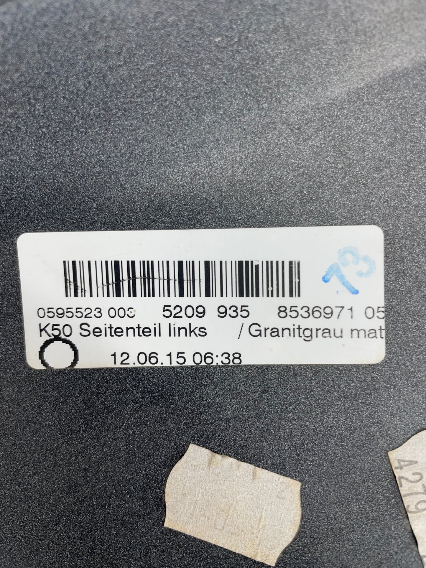 BMW R1200GS K50 Verkleidungsseitenteil links granite grey 46638536971