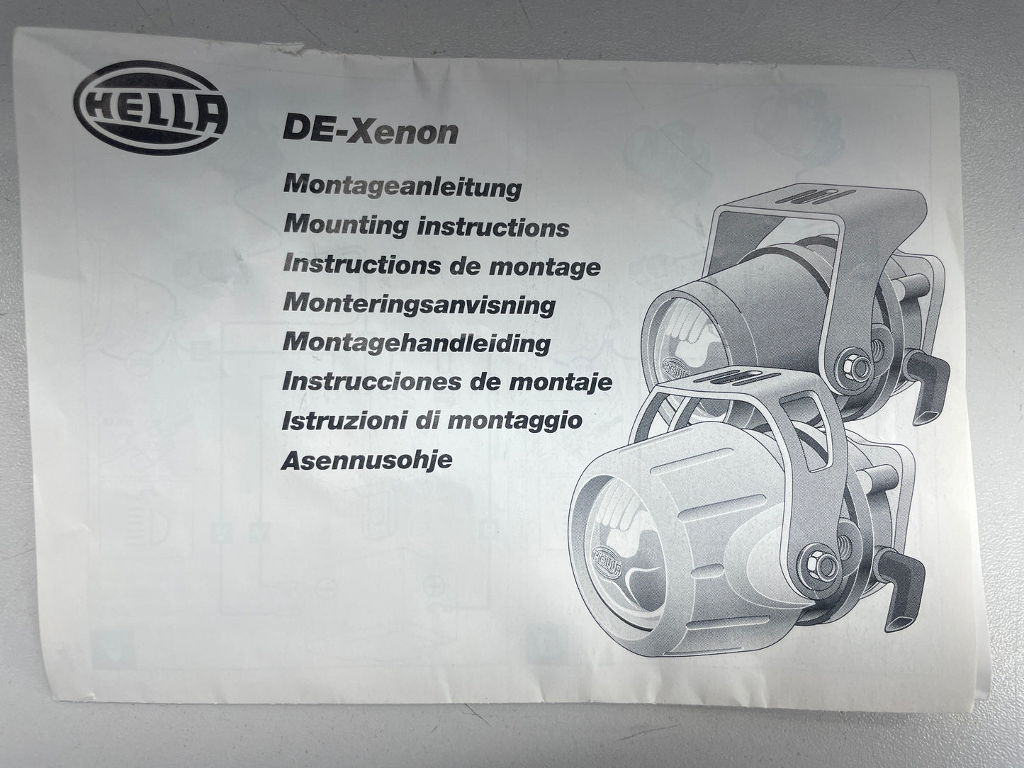 Touratech Hella Xenonscheinwerfer Streetline universell +Vorschaltgerät NEU
