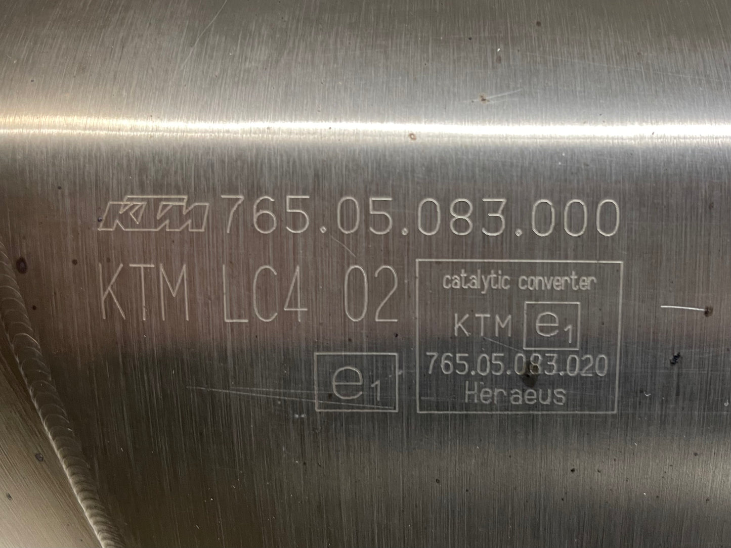 KTM 690 SMC R Endschalldämpfer OEM gebraucht 76505083000