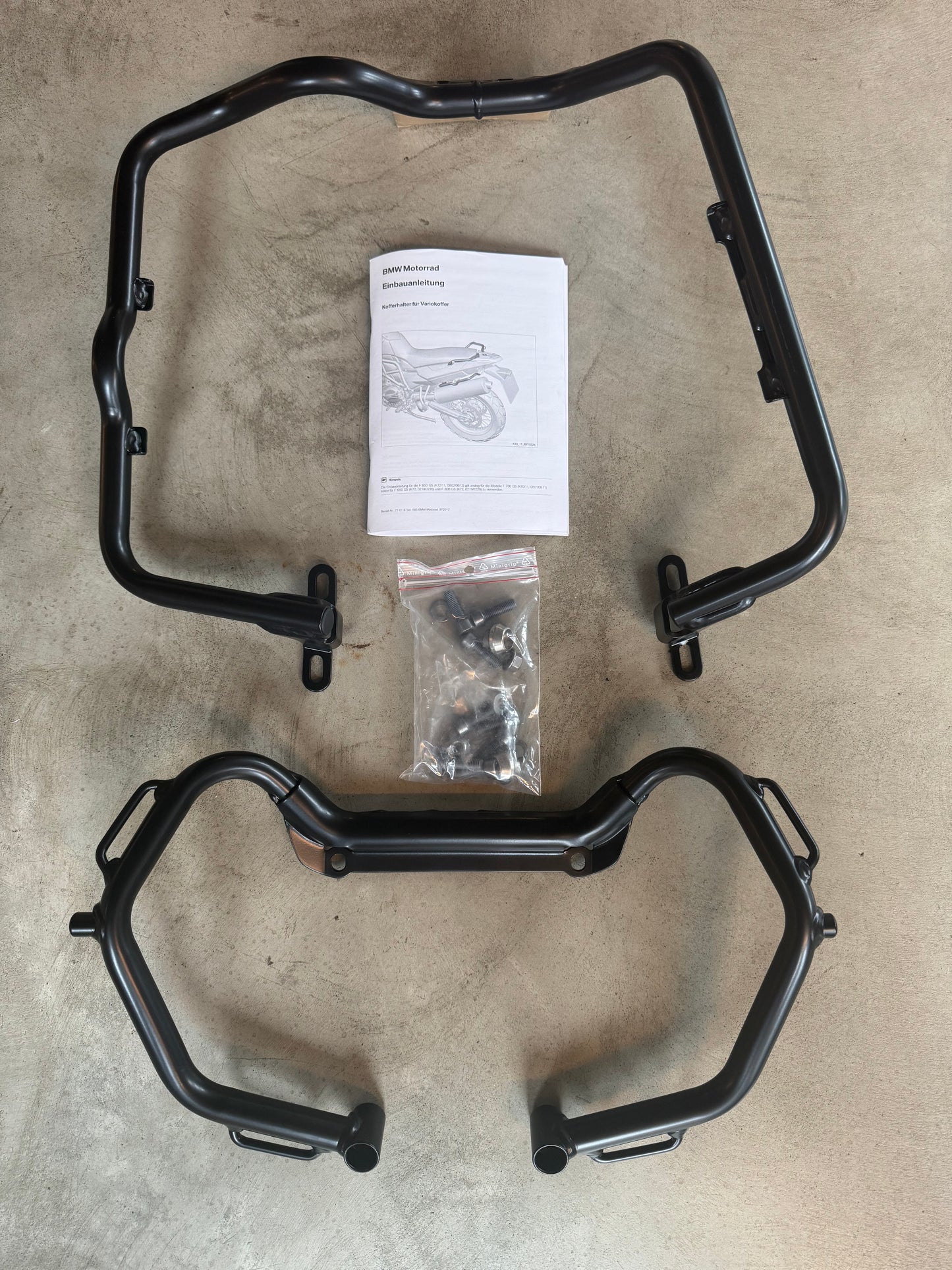 BMW Satz Kofferhalter F700GS K70 K72 77428535862 Neu OVP