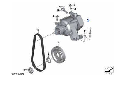 BMW R1200GS HP2 Enduro K25 K25H K27 K29 Generator/Alternator 12312306280 used