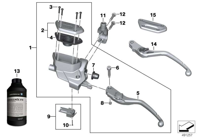 BMW Kupplungsarmatur, Nehmerzylinder, Leitung NEU K21 K48 K50 K51 K52 K53 K54 K61 32728524919