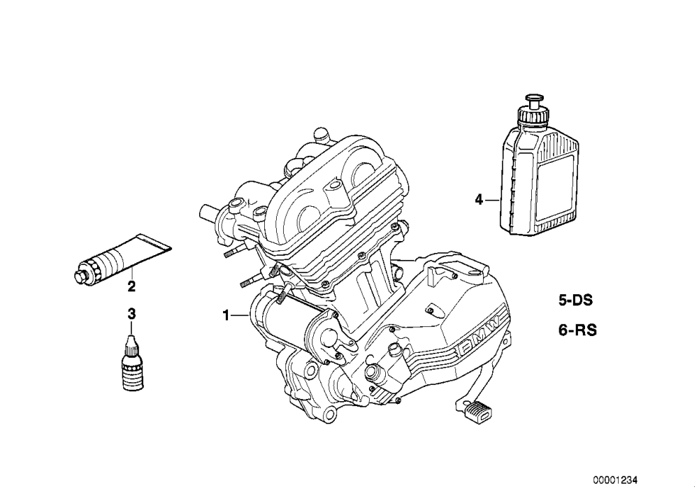 BMW Dichtungssatz Motor K15 R13 neu 11117707599