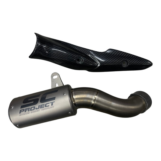 Kawasaki Z900 2020-24 Euro 5 SC-Projekt Slip on Auspuff/ Endschalldämpfer K34B-T36TR