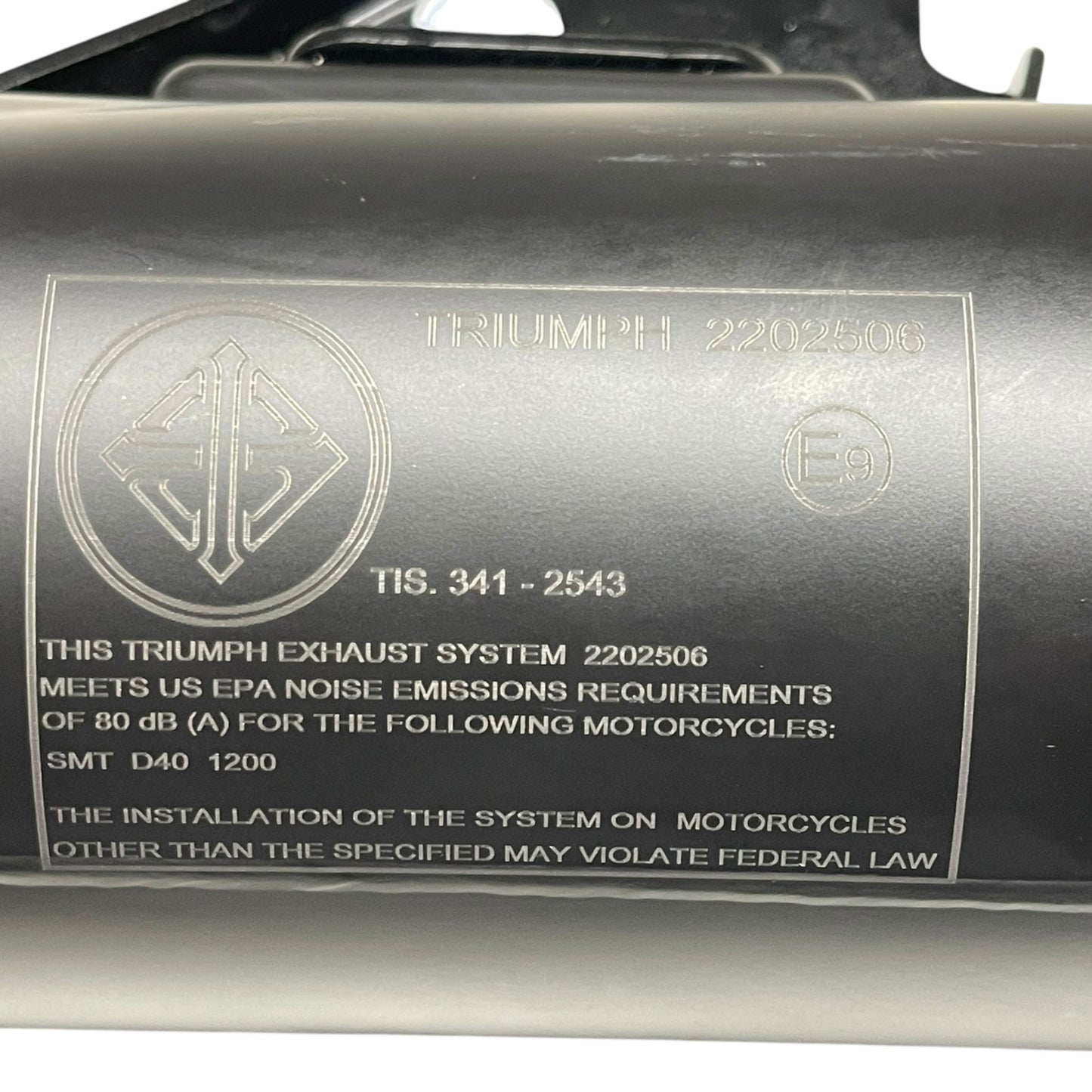 Triumph Bonneville T120 ab FIN AD0139 Endschalldämpfer Set  T2203506/7 gebraucht