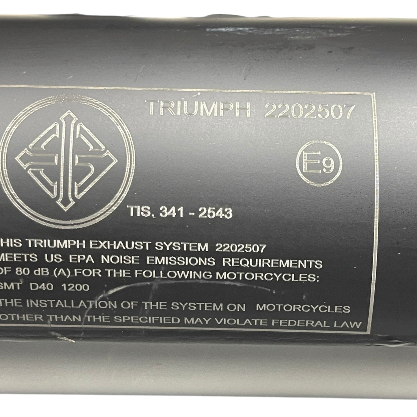 Triumph Bonneville T120 ab FIN AD0139 Endschalldämpfer Set  T2203506/7 gebraucht