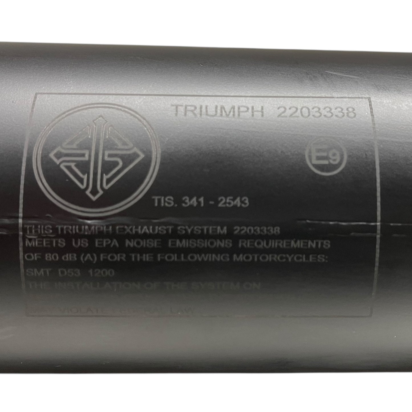 Triumph Bobber Black OEM Endschalldämpfer Set T2203337/8 gebraucht