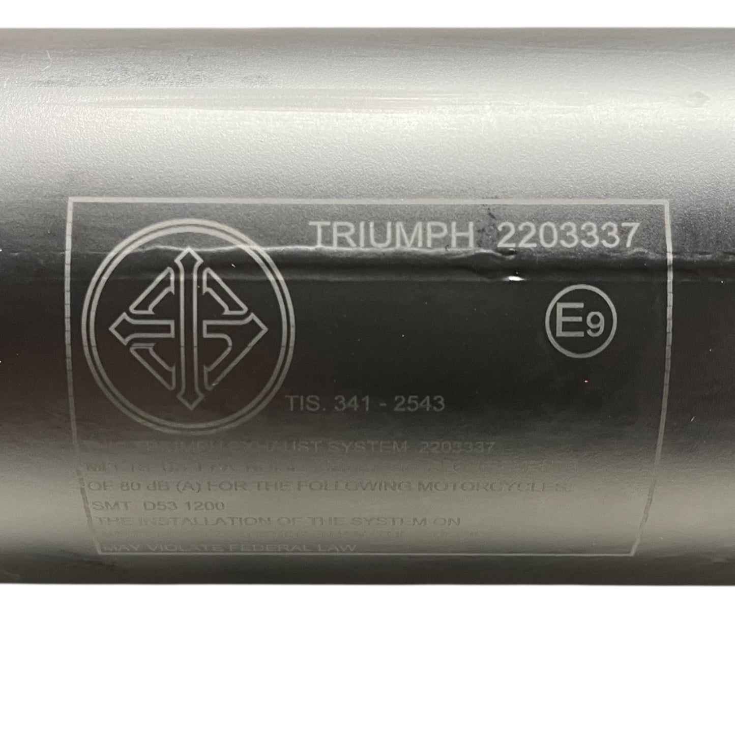 Triumph Bobber Black OEM Endschalldämpfer Set T2203337/8 gebraucht