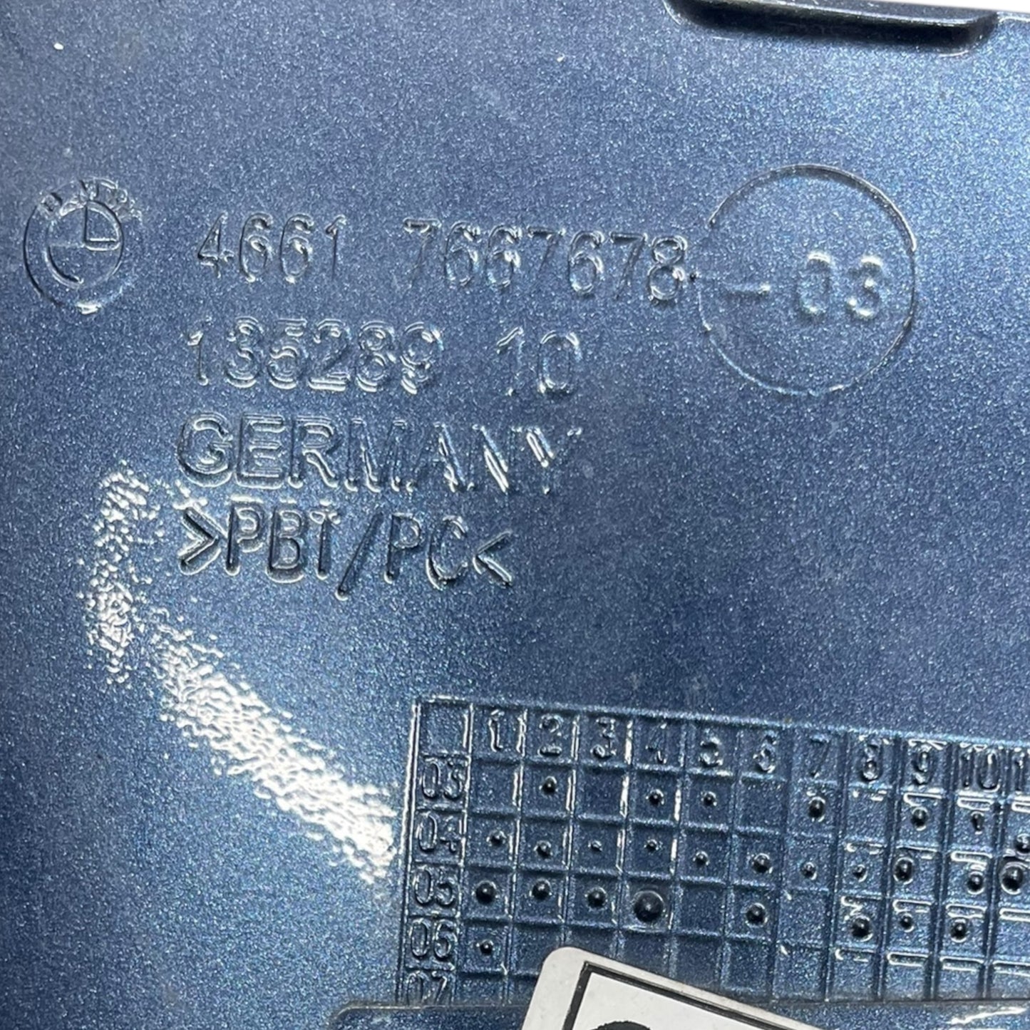 BMW R1200GS K25 2004-2007 Vorderradabdeckung 947 Oceanblue 46617667678 gebraucht