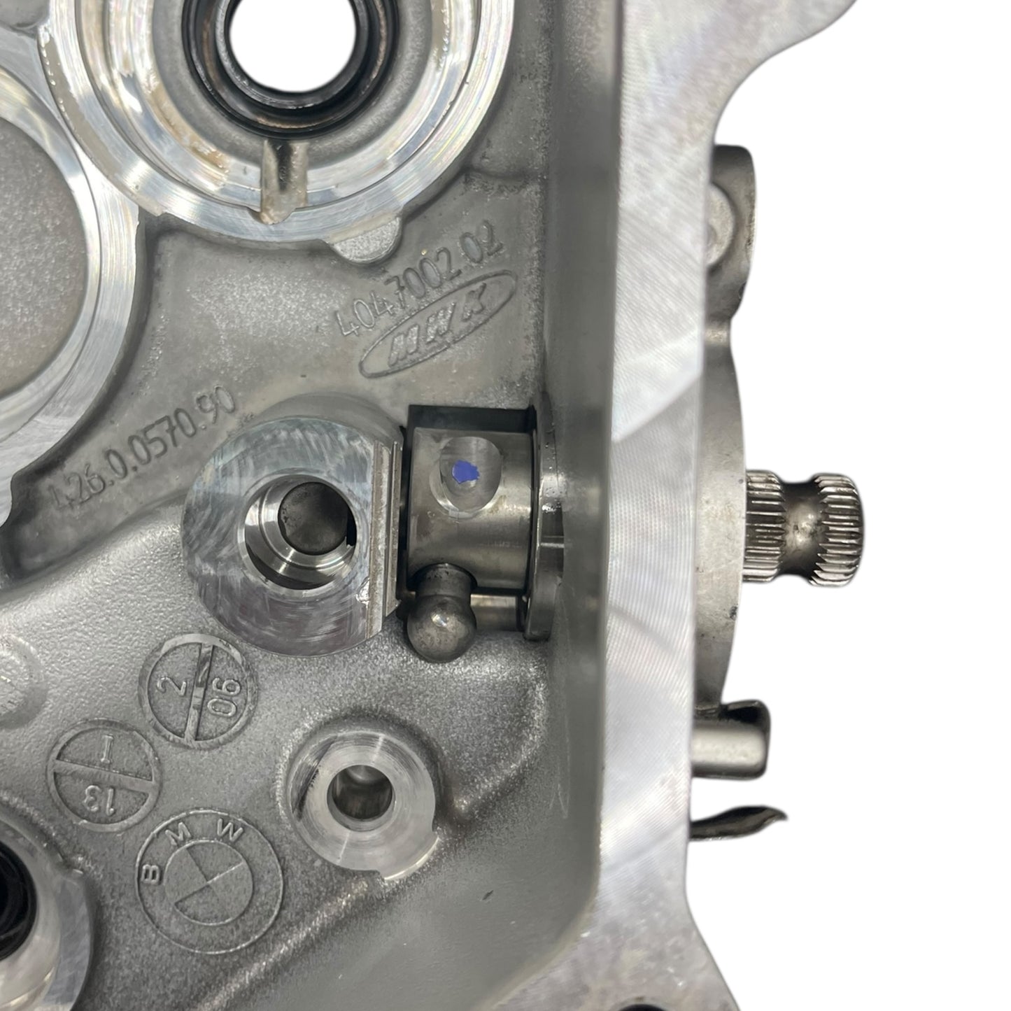 BMW R1200GS K25 04-07 Gearbox Housing Cover Silver 23117681311 OEM Used