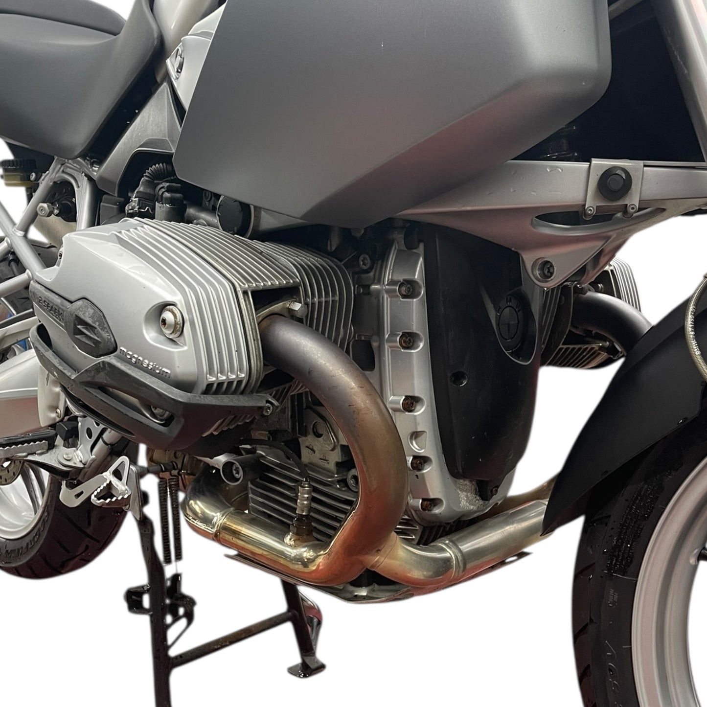 BMW R1200GS K25 engine cover with badge 11147694970 used OEM