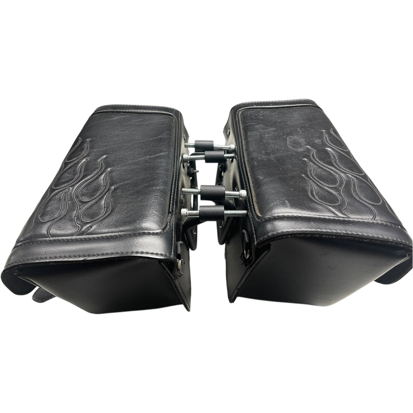 Yamaha XVS 950 Kofferträger mit Saddlemen Satteltaschen Flame Schwarz  X021-05-0401 gebraucht