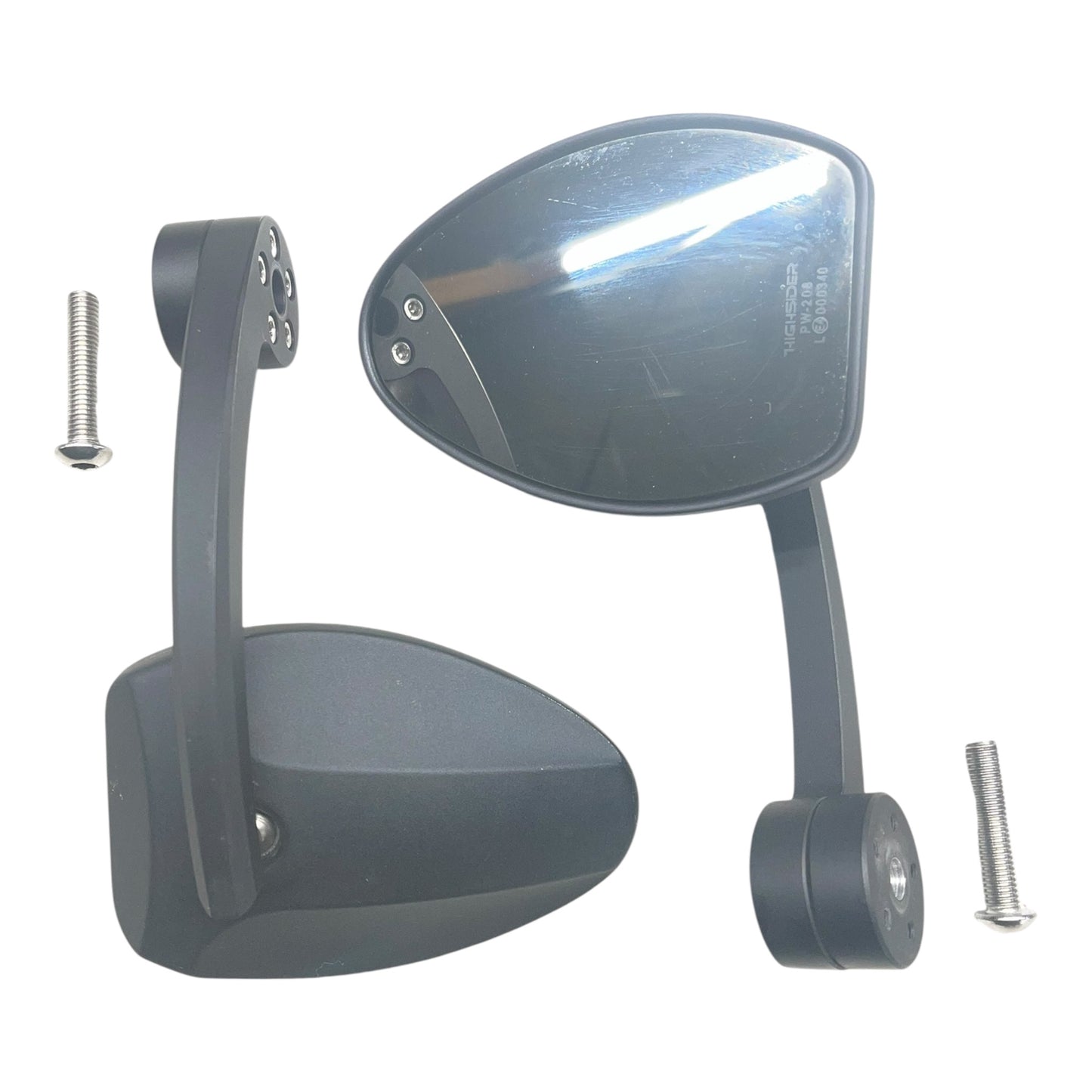 Highsider Ferrara 2 EVO bar end mirrors E approved 1108400 used 