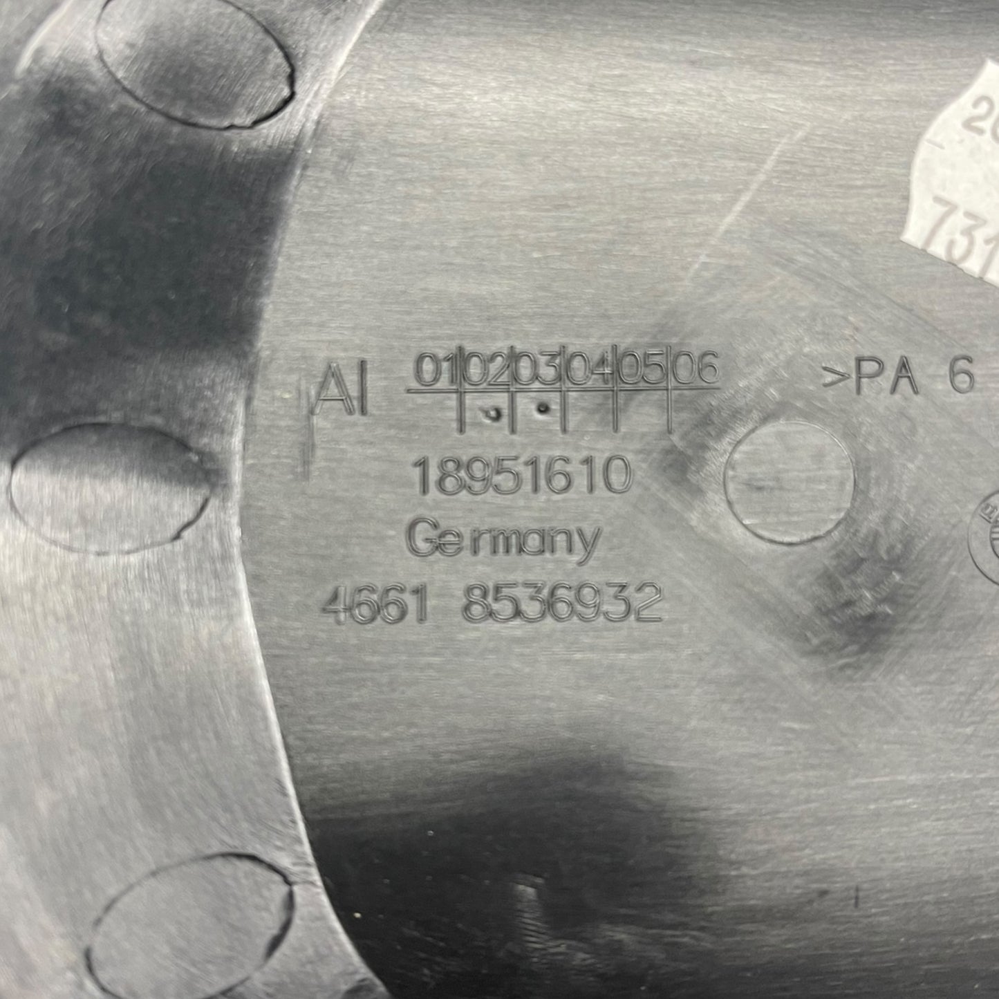 BMW R1250GS Adv R1200GS Adv K51 Vorderradabdeckung Verlängerung 46618536932 OEM Neu