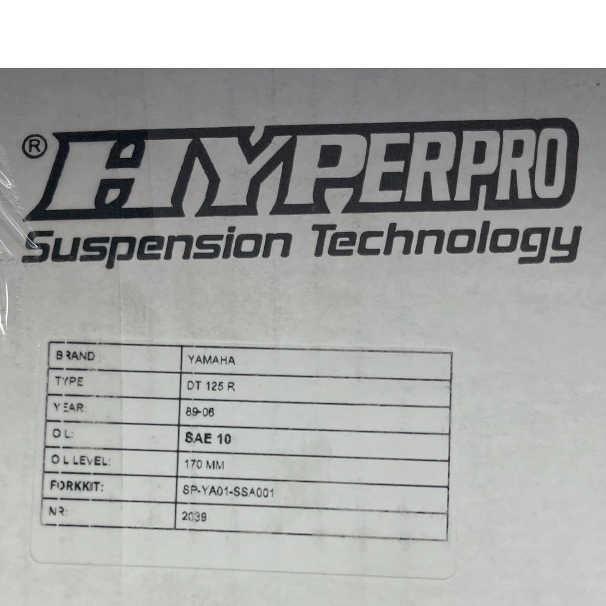 Yamaha DT 125 R Hyperpro progressive Gabelfedern SP-YA01-SSA001 Neu