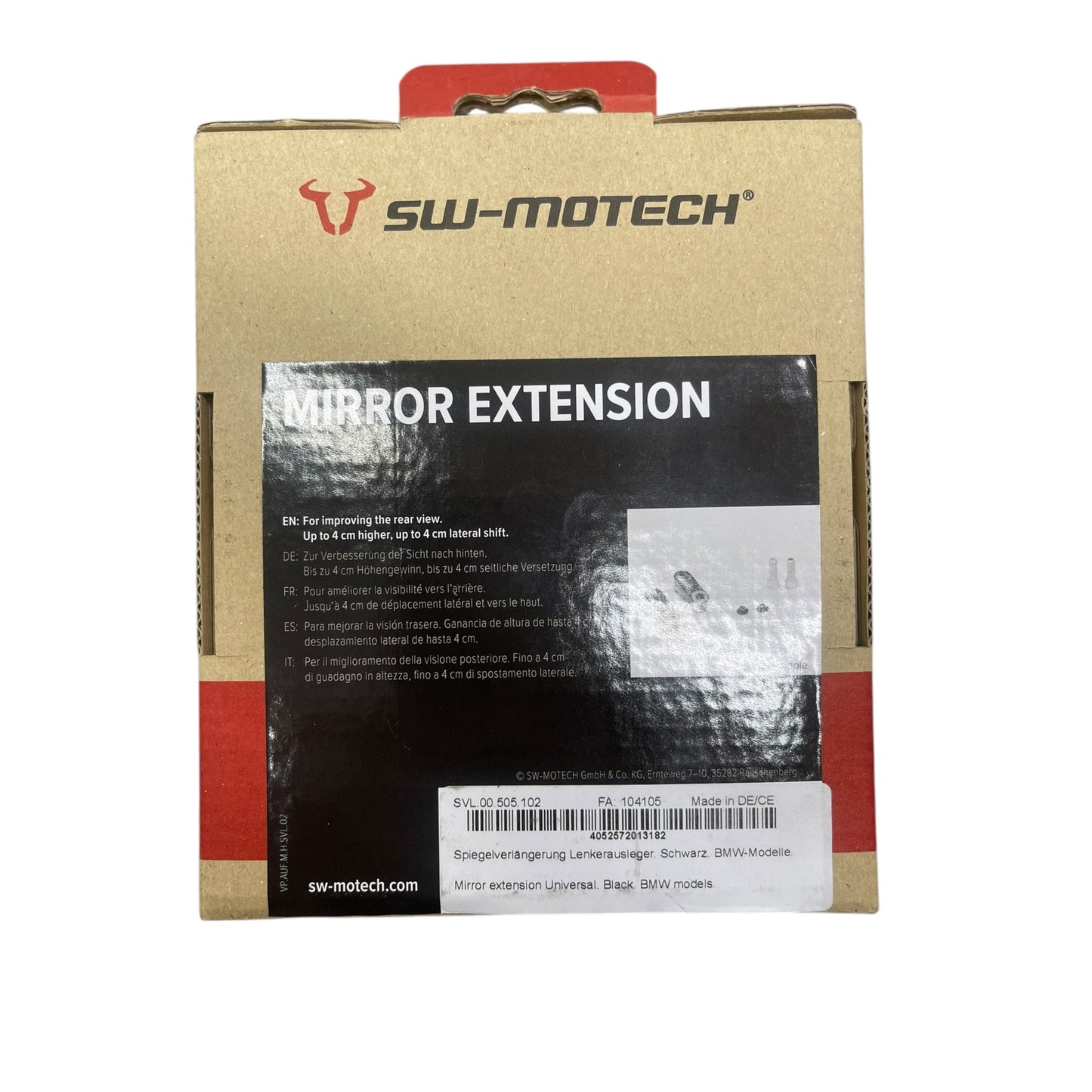 BMW SW-Motech Spiegelverbreiterung Neu OVP SVL.00.505.102