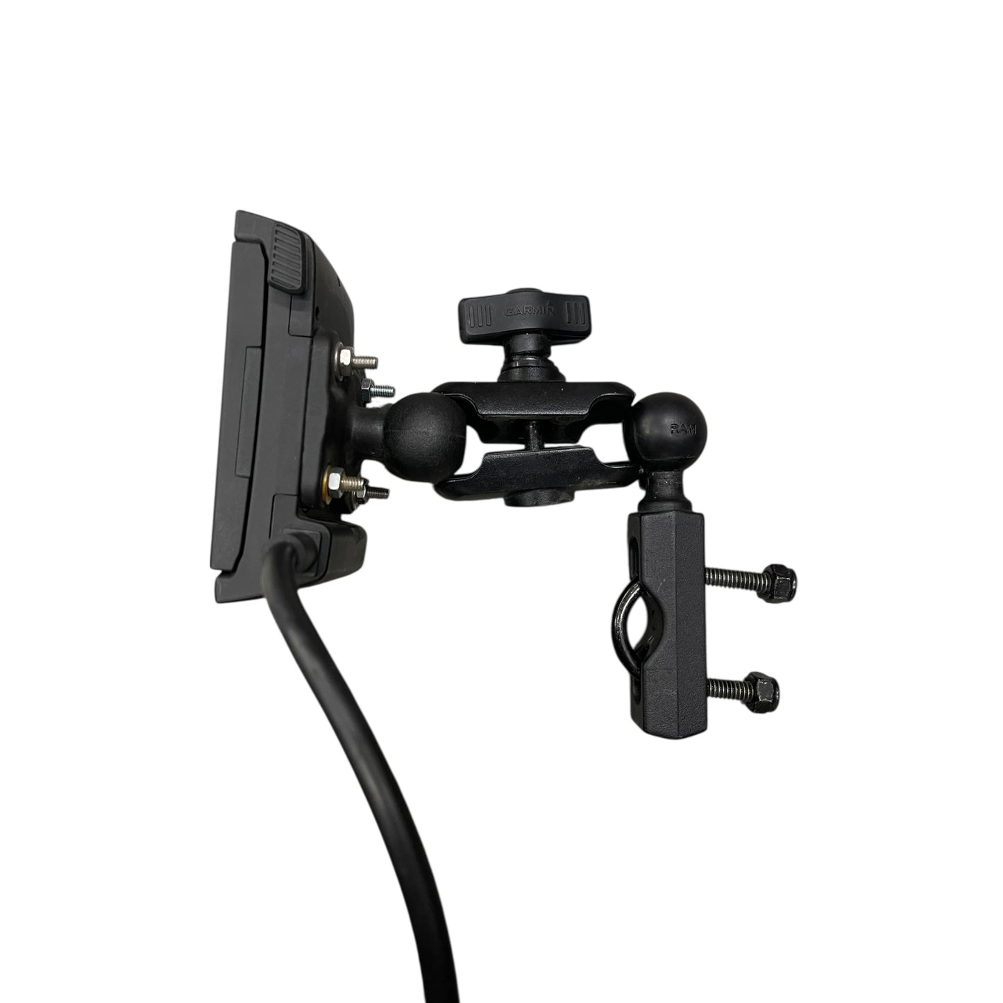 Navihalter Stromsatz Garmin Zümo 595/590 Anschlusskabel RAM Mount gebraucht