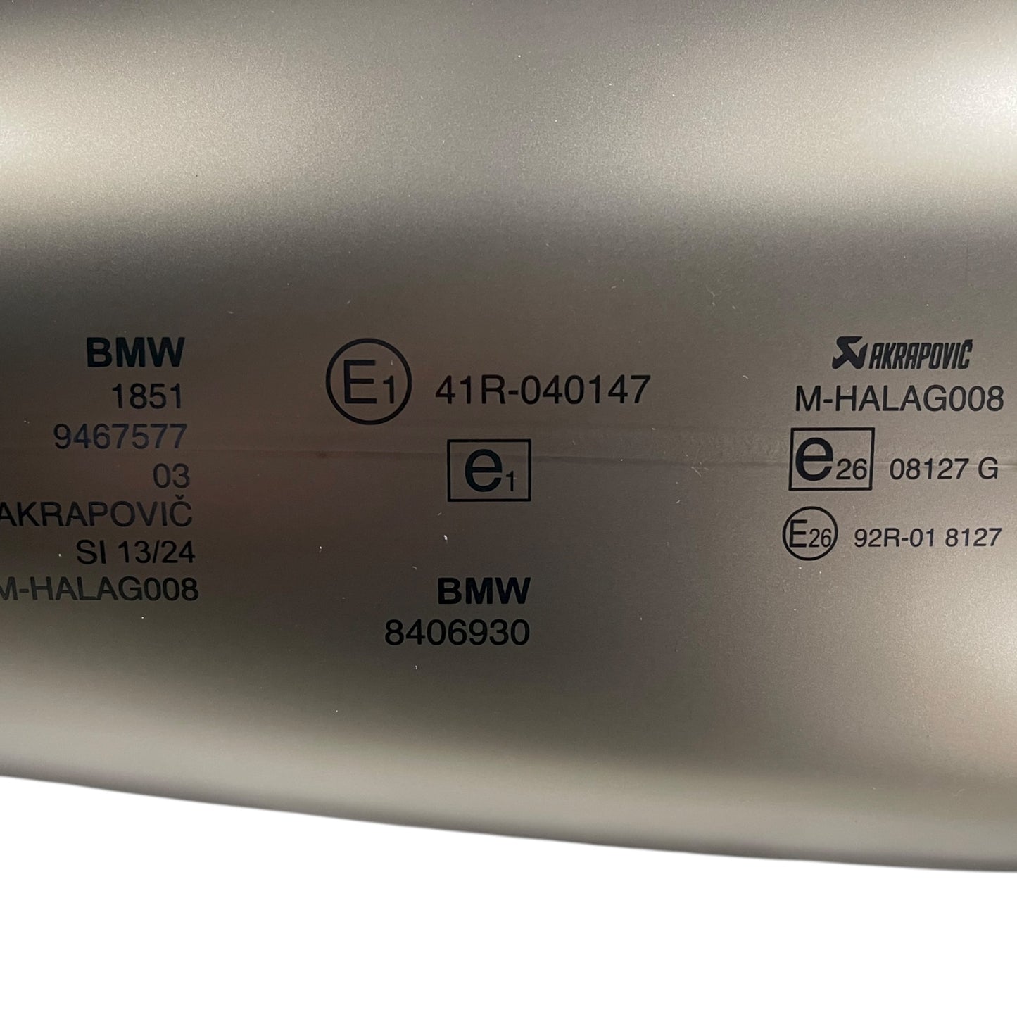 BMW R1250R R1250RS K53 Sportauspuff Akrapovic 1851 9467577 gebraucht