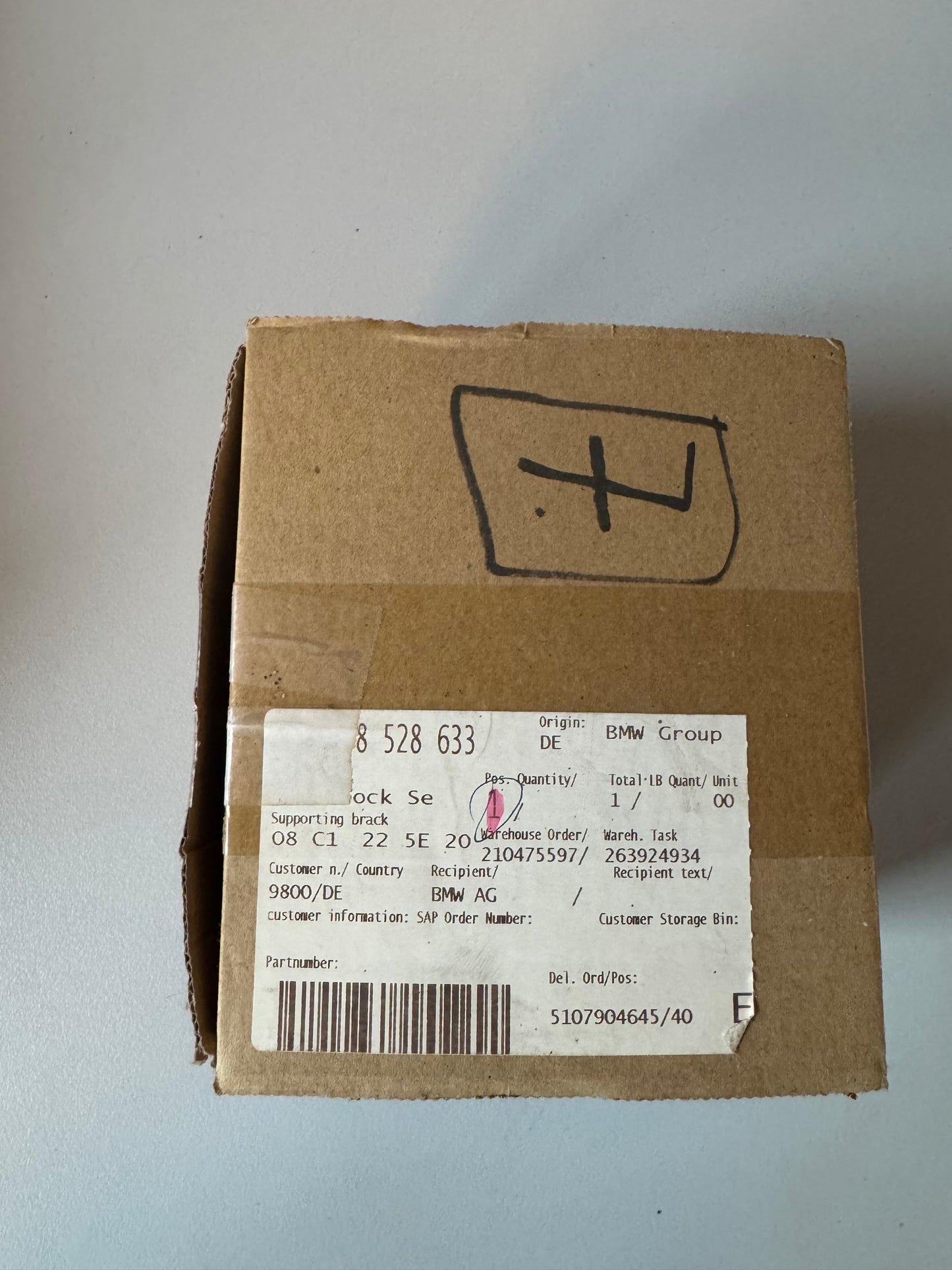 BMW Lagerbock Seitenstütze F700GS 46538528633 Neu OVP