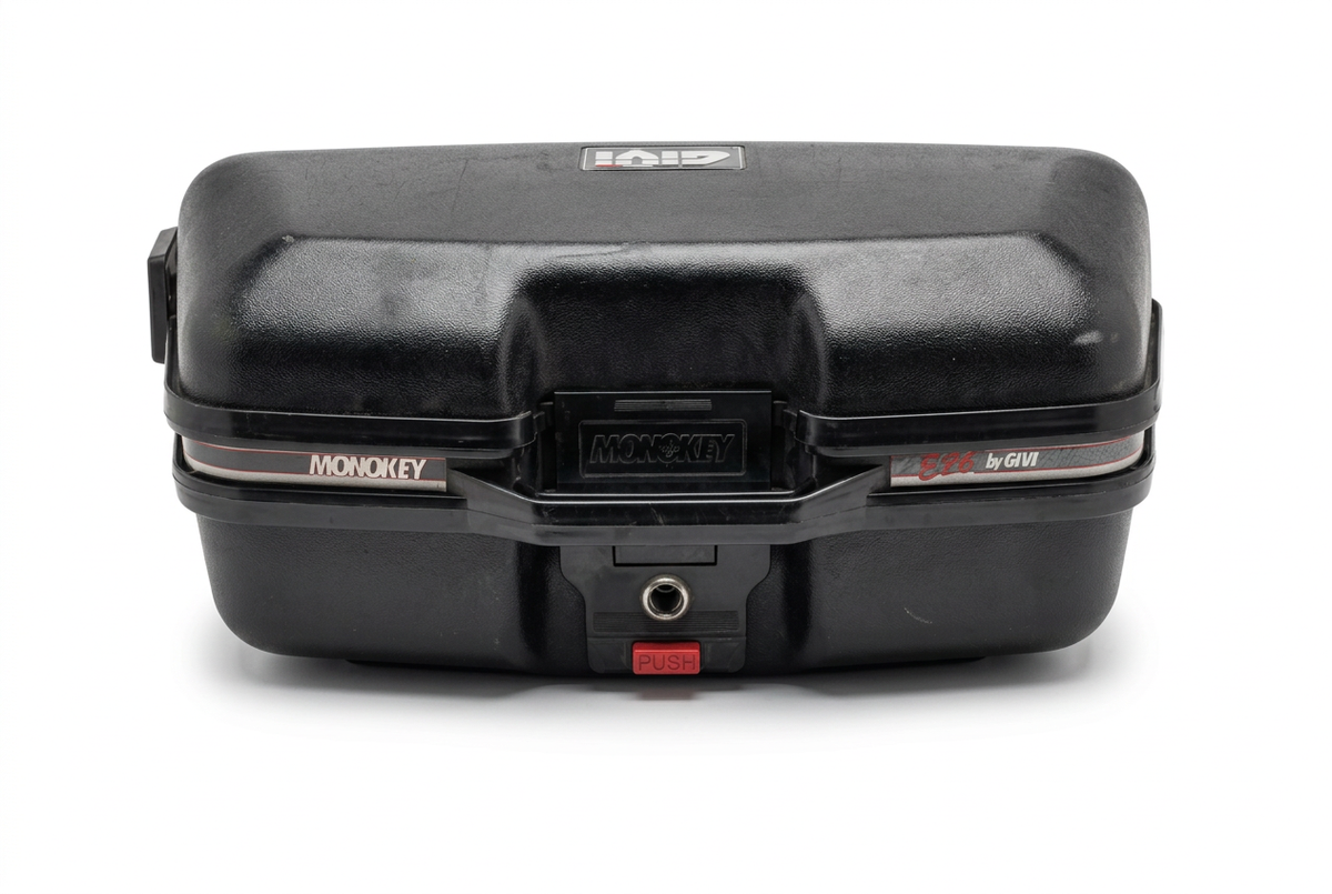 GIVI E28 MONOKEY Motorradkoffer – 28 Liter, Schwarz, einzeln gebraucht